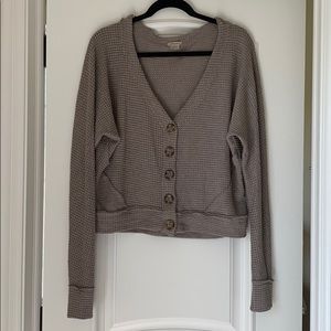 Lightweight cardigan.